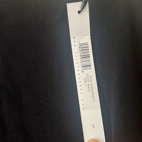 Susana Monaco New One Sleeve Dress Black Size Small - Picture 2 of 2